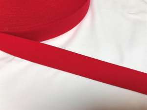 Blød elastik - velegnet til undertøj, 2,5 cm - ensfarvet, rød